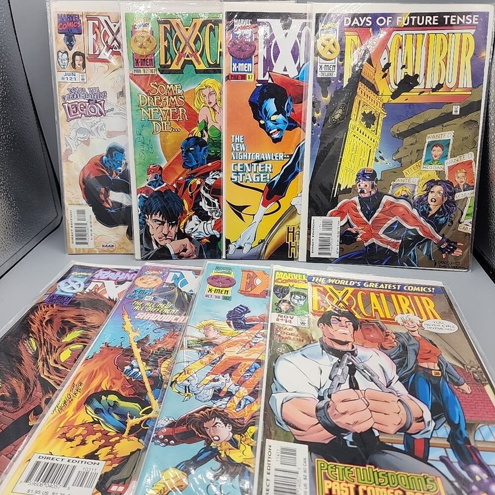 Excalibur: Marvel 1996-97 & other Lot of 24 Books